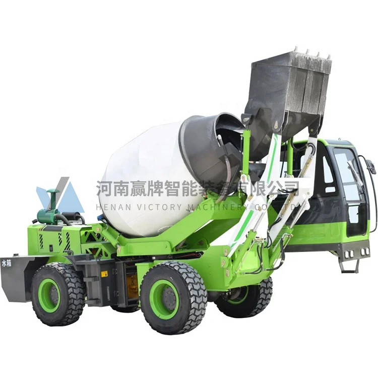 Hot Sale Self Loading Concrete Mixer Engineering & Construction Machinery Concrete Mixer 500 Liter Diesel Engine Petrol Engine