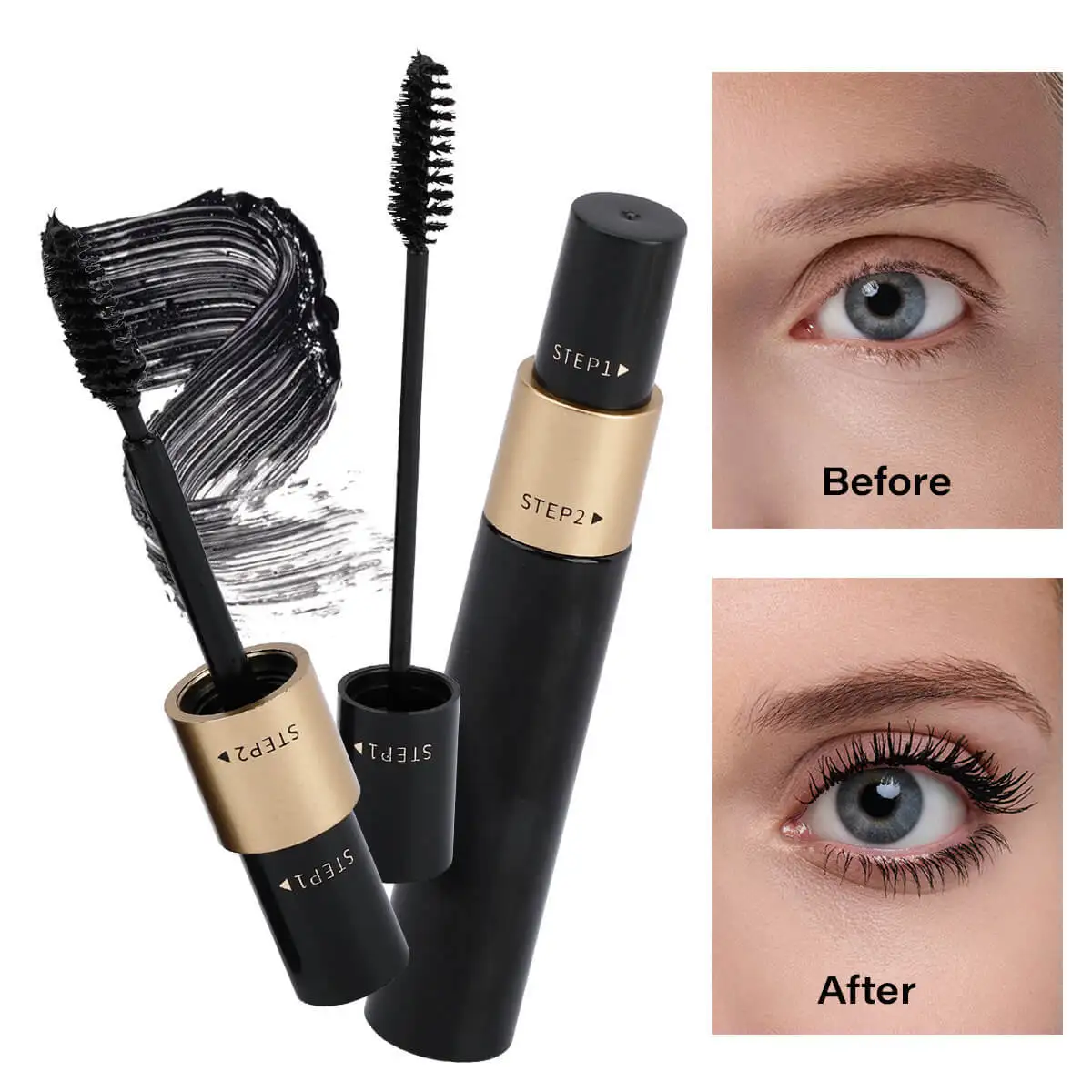 Factory Price Mascara Private Label Wholesale Curling Mascara No Logo Customized Waterproof Makeup Long Lasting