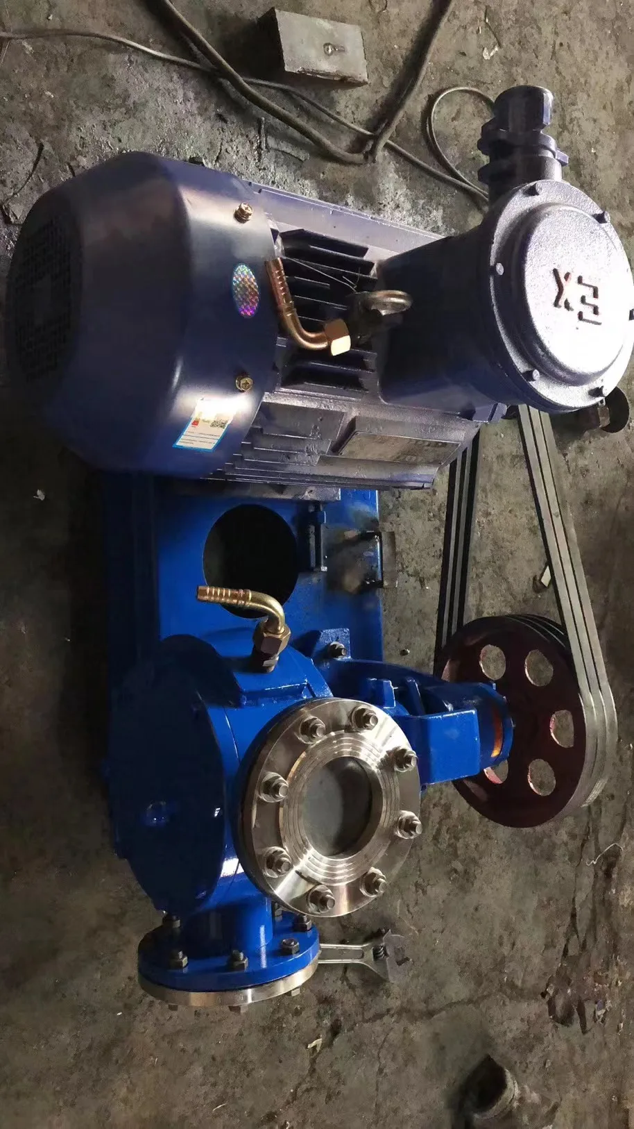 Internal Gear Pumps High Viscosity Liquid Transfer Pump Electric High Pressure Rotary Pump Standard Electric NYP