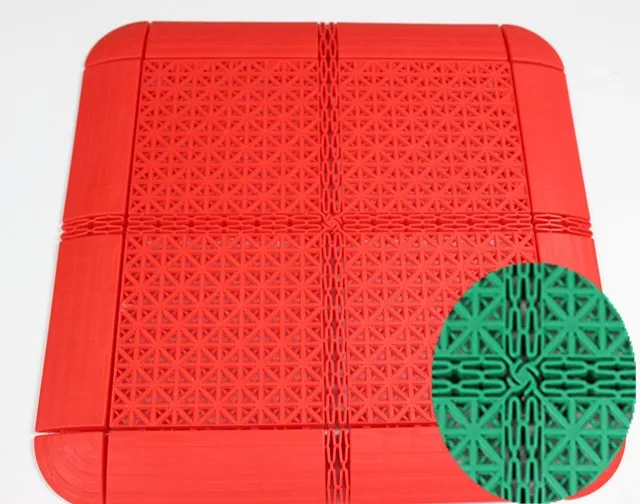 
Outdoor PP Interlocking Sports floor Basketball /volleyball court 