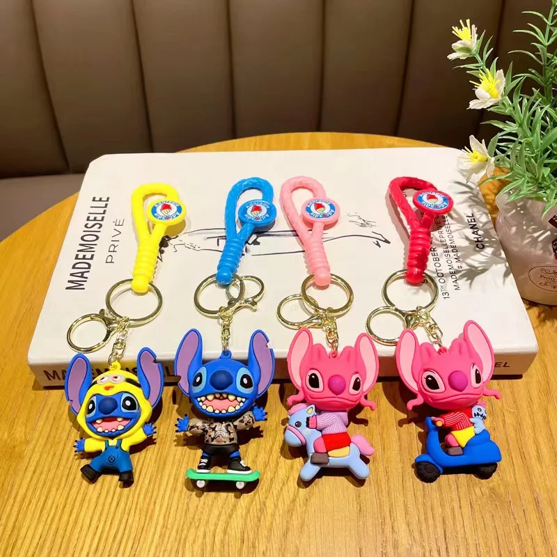 Cute Cartoon Stitch Animal Monster Keychain