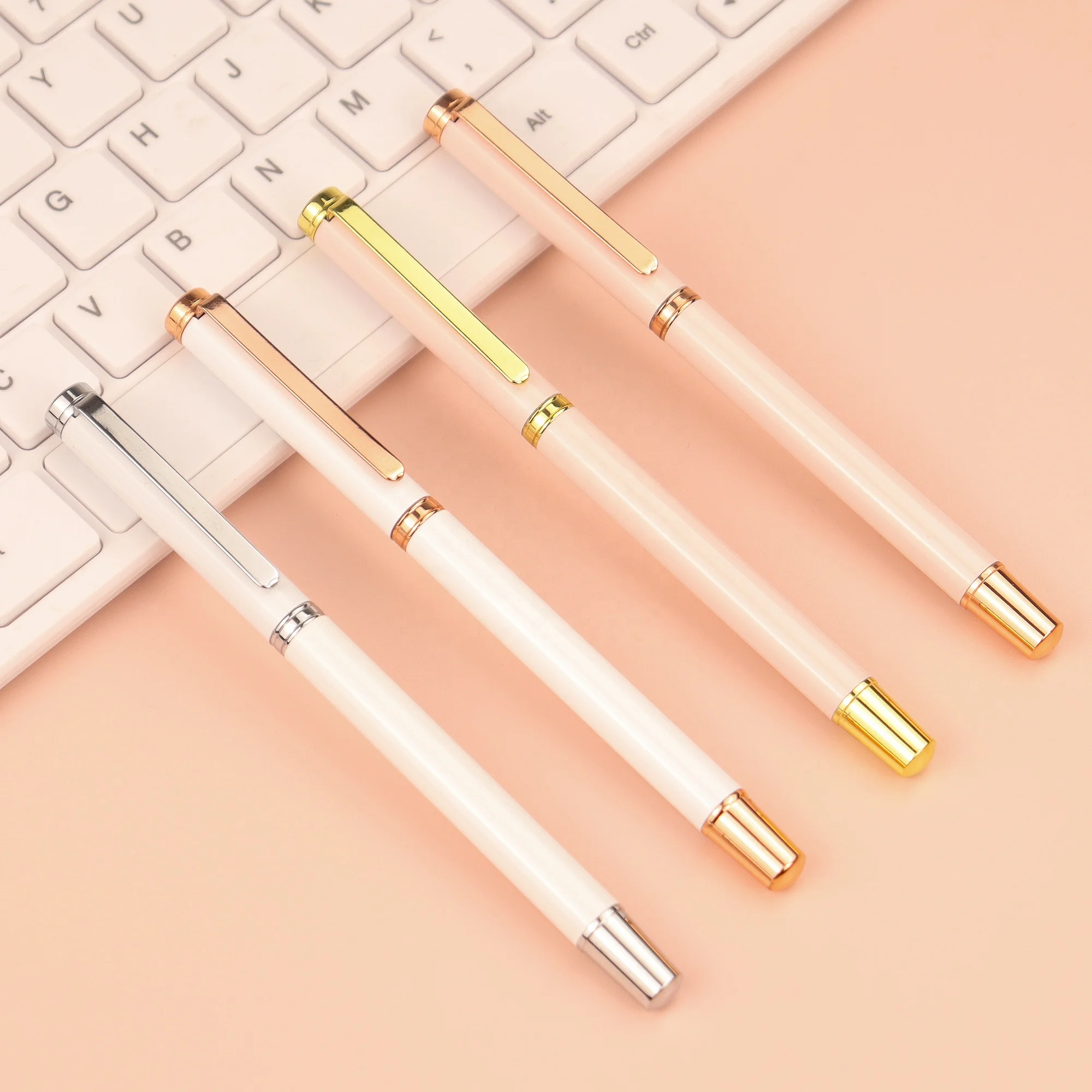 Wholesale metal pen printing logo ballpoint pen advertising gel ink stylus rollerball pen