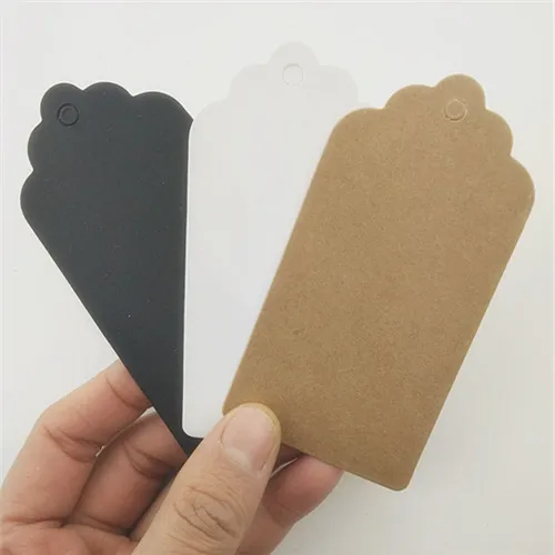 50 шт. в упаковке из крафт-бумаги продукт с квадратным носком выпечки тег Пустой тег карты повесить Крафт Упаковка бумажная бирка