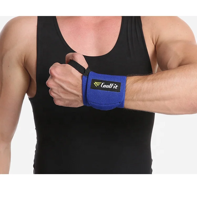 
2019high quality factory price elastic winding compression breathable wrist support/wrist bracer/wrist bandage 