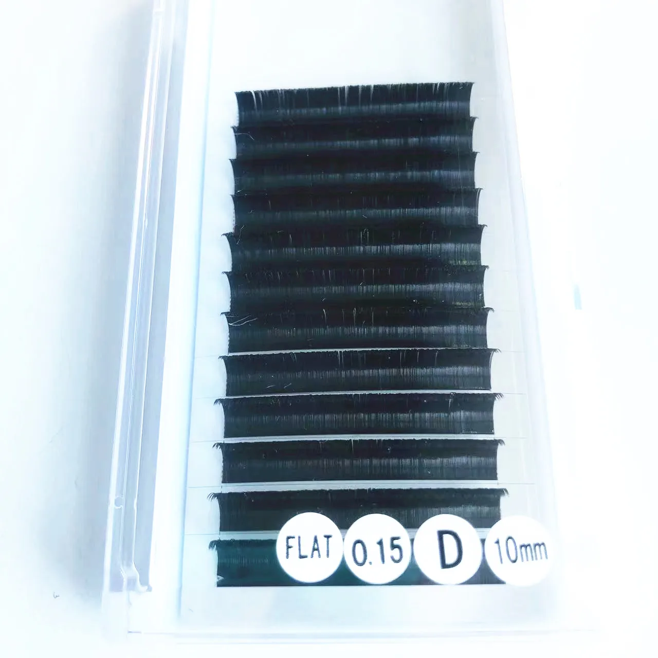 Hot Selling Wholesale Classic Flat Lash Extensions Softer Ellipse Flat Lash Split Tips Lighter Volume Korea Eyelash