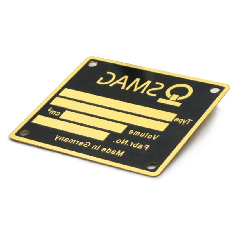 wooden custom authorization certificate gold brass metal award plaque