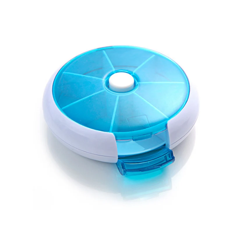 Amazon hot sale Pill Box 7 Day Pill Dispenser Portable Small for Pocket or Travel Pills Medication & Vitamins Holder