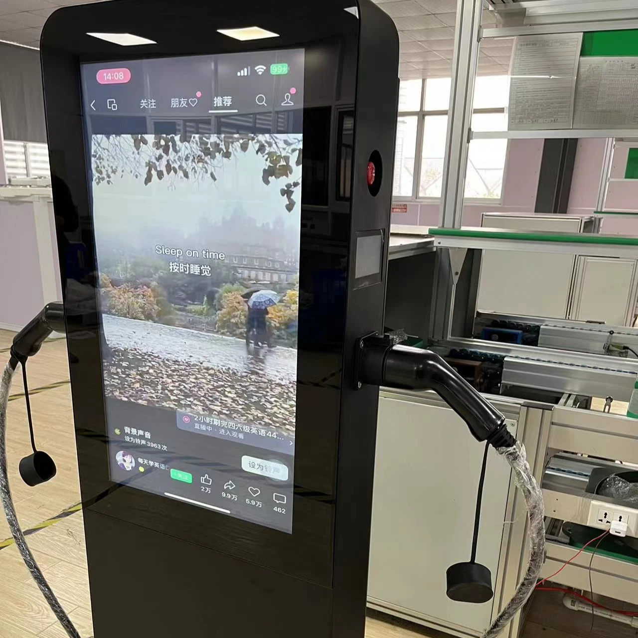 intelligent standing level 3 phase ccs2 30kw 50kw 60kw 120kw commercial dc ev fast charger station new energy car charging pile