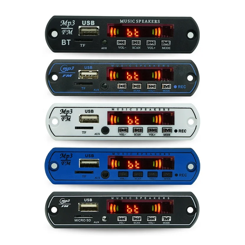  12 В беспроводной BT usb Радио mp3 декодер