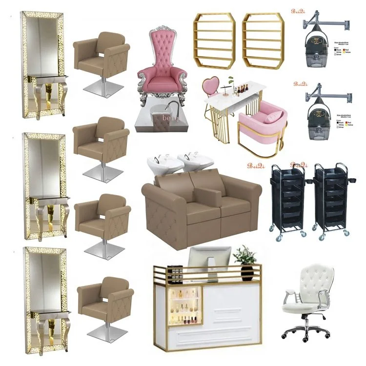 Wholesale salon furniture hairdressing wash chair shampoo bed