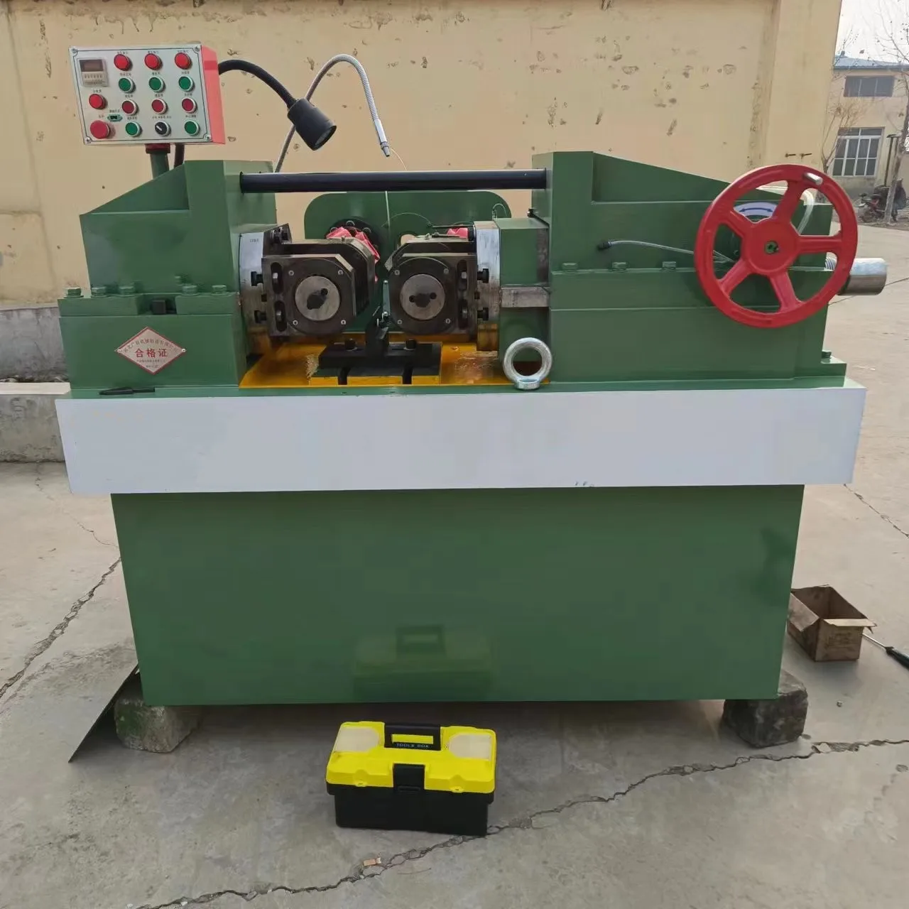 High quality thread rolling rebar threading machine rolled flat thread rolling machine for trapezoid spindl