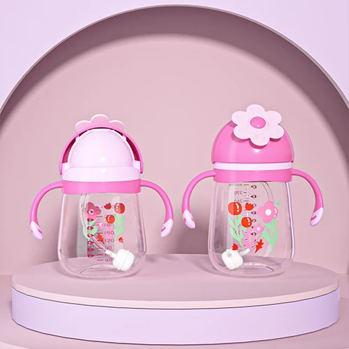 Plastic Water Bottle BPA Free Good Grade Baby Drinking Cup Infant Bottle