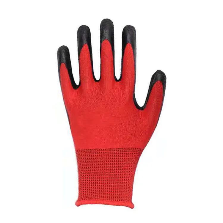 Hot Sale Cheap Rubber Latex Wrinkle Glove Nylon Latex Works Gloves China Manufactures