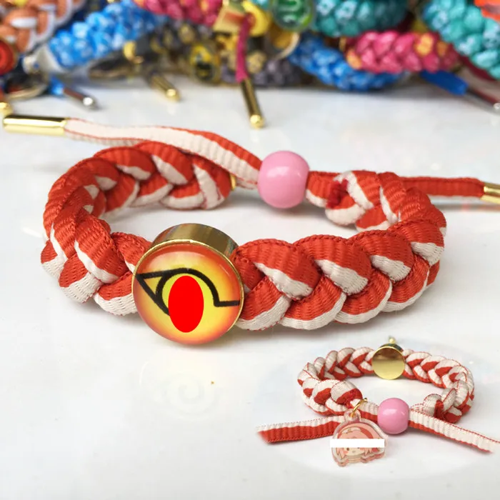 2024 New Different Hokage Sasuke Kakashi Fashion Jewelry Bracelets Wristband Women Men Bangles Anime Bracelet