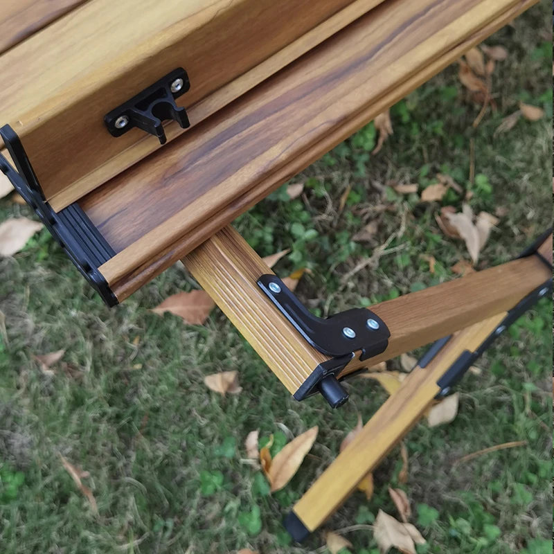 Value aluminum alloy table, outdoor dining table is convenient to carry and foldable