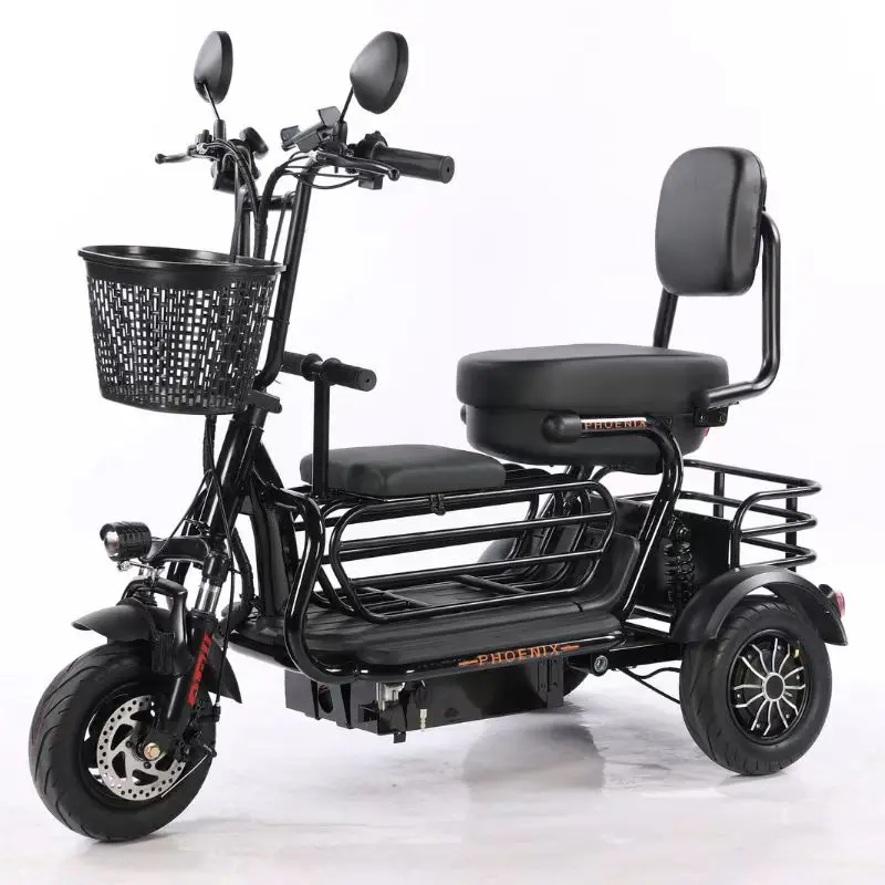 Wholesale Price 500W 48V 20Ah 10 Inch Cargo Electric Bike Sccoter 3 Wheel For Adults electric tricycle