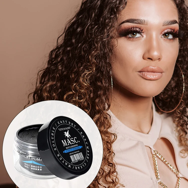 OEM Hair Wax Edge Control Styling Cream Anti-Frizz Hair Fixative Gel 4c Hair Curly Cream