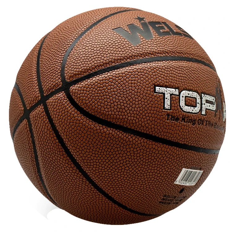 High Quality Basketball Outdoor Custom Inflatable Basketball Training Leather  PVC Basketball