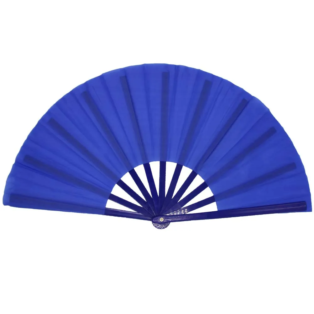  promotional kungfu fabric bamboo hand fan for