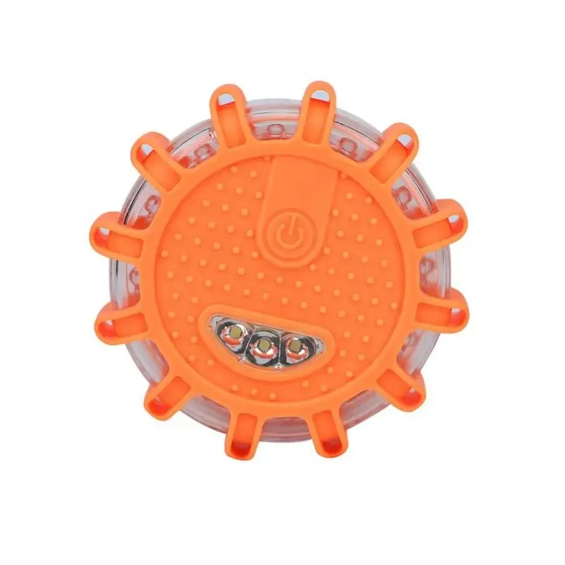 Emergency Lights Roadside Warning Safety Disc Beacon Flashers Car Flasher  with Magnetic Base Hooks