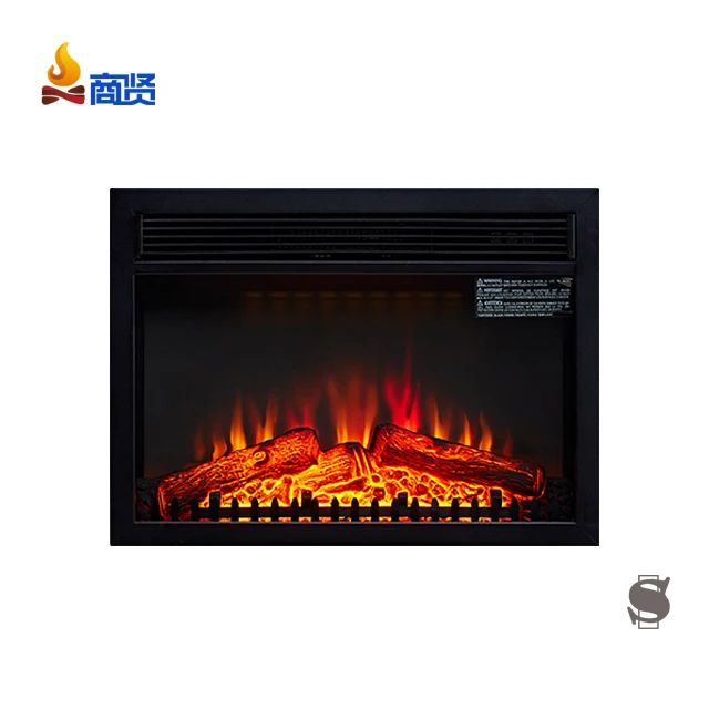Электрический каминный нагреватель, вставка в античный чугунный камин, 26 дюймов