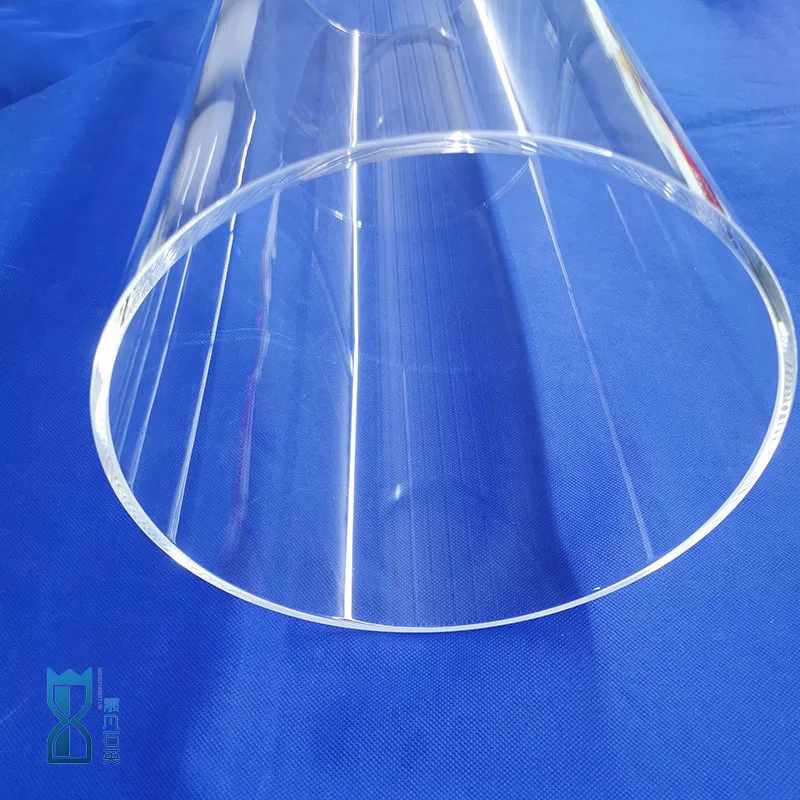 heat resistant quartz glass tube 400mm large diameter quartz tube glass tube