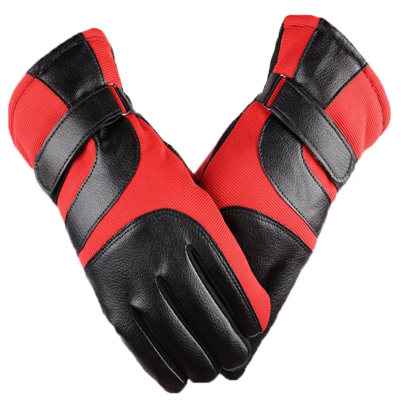 Зимние перчатки с подогревом для мужчин и женщин ветрозащитные водонепроницаемые лыжные перчатки для мотоцикла охоты катания на лыжах велоспорта