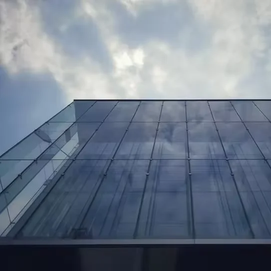 China Supplier Bathroom Door Building Wall  tempered laminated glass roof price pvb interlayer clear laminated glass