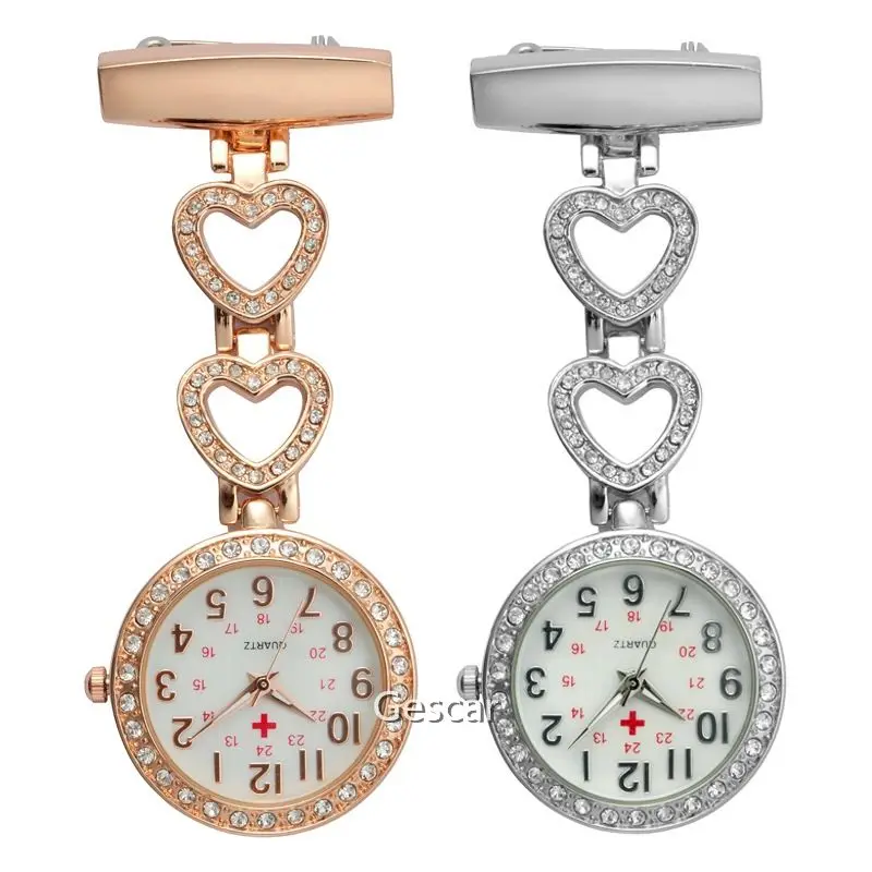 
New Arrivals Nurse Watch Pendant Watch High Quality Metal Block Watch For Nurse With Arabic Numerals Nurse 