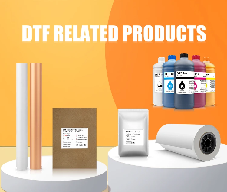 Ocbestjet 1000ML Free Sample Wholesalers Digital DTF Textile Ink For Epson Transfer I3200 4720 L1800 L805 All Printing Printers