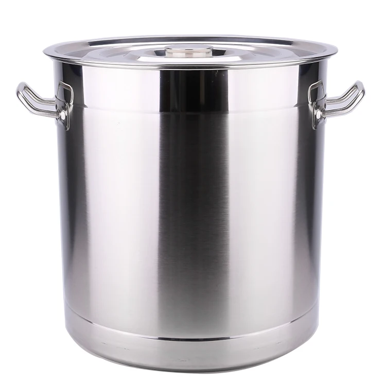 
Wholesale big industrial stainless Various sizes cooking pots stock pot soup bucket for hotel canteen 