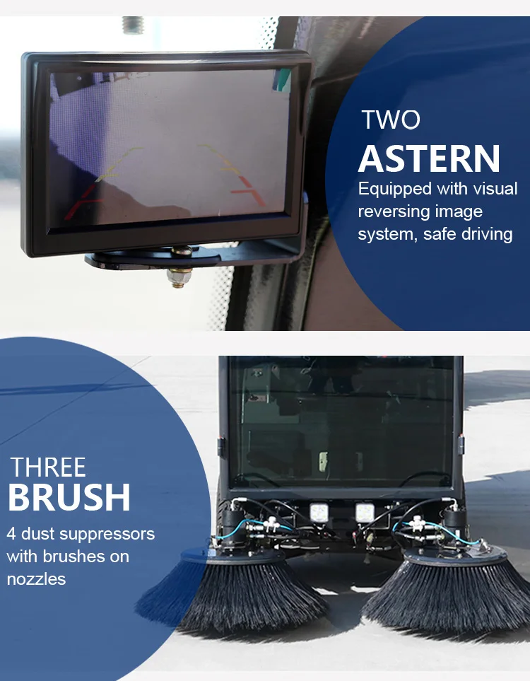 Durable Using  street sweeper electric sweeping machine Snow sweeper