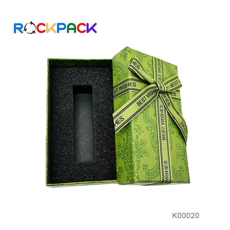 Customized cardboard drawer paper gift box with gift bag for perfume bottle