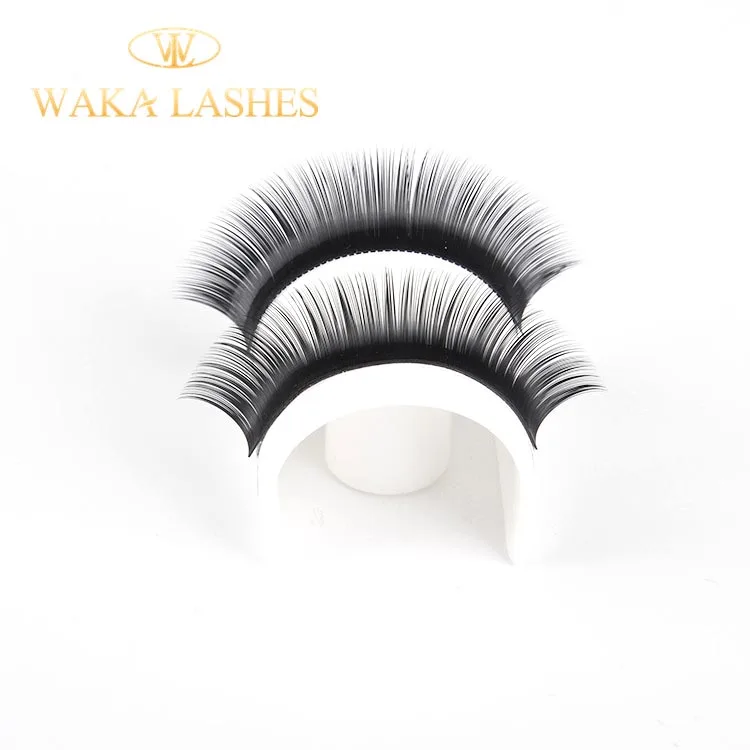 Waka Lashes best selling 0.05 eyelash extensions easy fan blooming eyelash extensions
