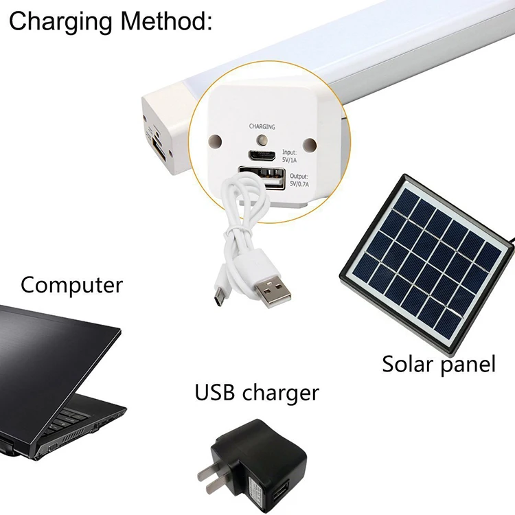 Outdoor 3w 5w 8w New rechargeable lamp solar Portable Led Lights for Camping