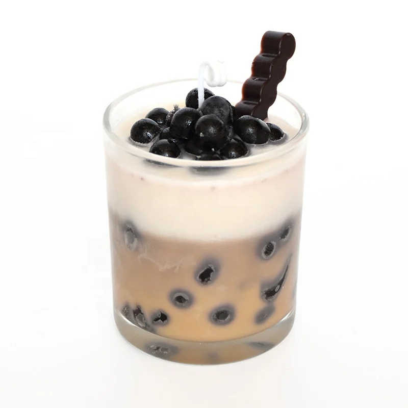 Coffee Drink Beverage Aroma Soy Wax Luxury Custom Birthday Soy Wax Glass Jar Scented Candles