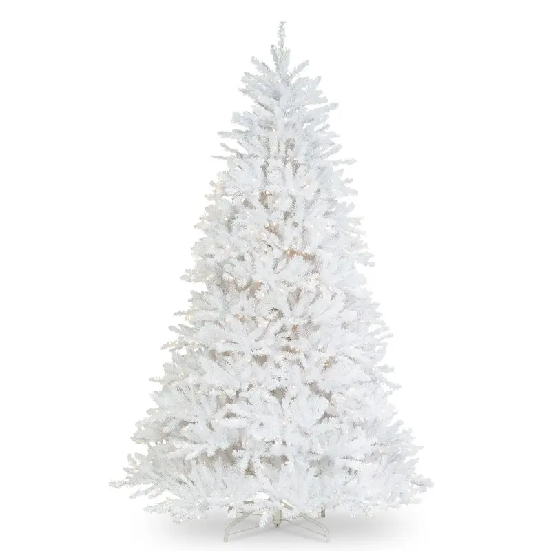 Hot sale 6 7 10 12ft  xmas decoration outdoor led wire artificial white christmas trees