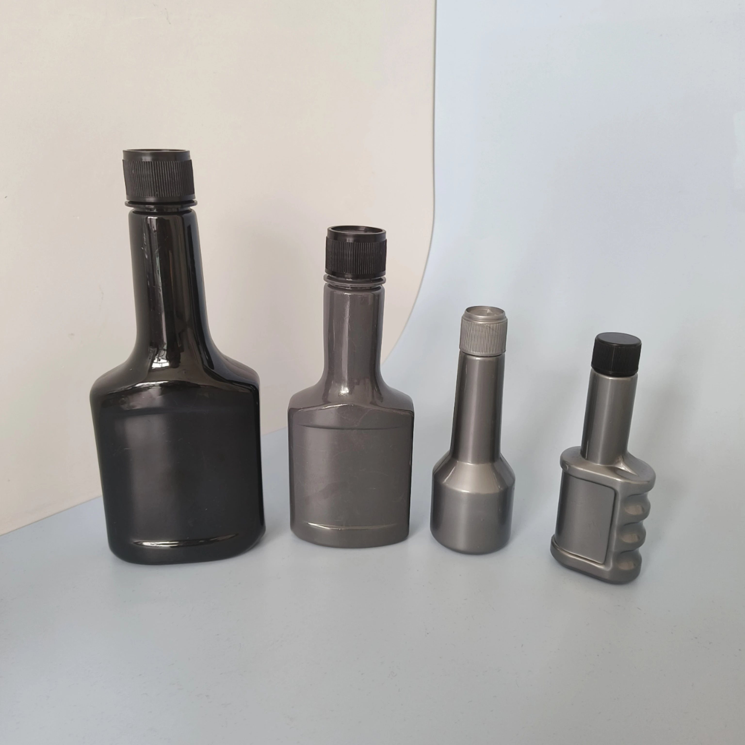 100mlround Plastic Fuel Bottle Screw Cap HDPE PP Material Logo Printed Pump Sealed Car Additives Petroleum Products Sold Box