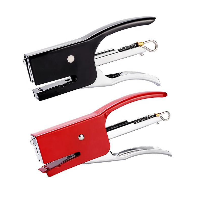 Cheap big stapler machine all metal mechanism stapler ergonomics labor saving design