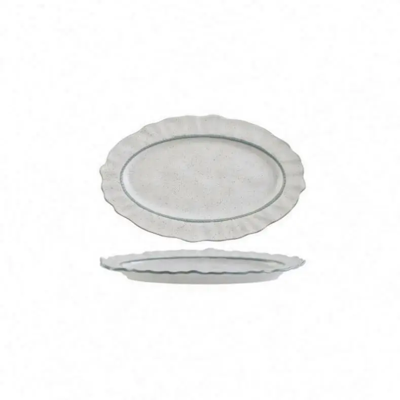 Sets Ceramic Dinner Style China Color For Home Use Luxury Black Shape Tableware Stoneware Plate English Ware In Dinnerware Set