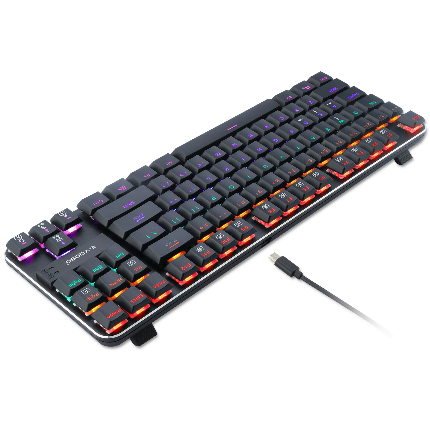  Redragon Factory Element K630 USB 87 клавиш RGB LED эргономичная клавиатура для ноутбука Игровая