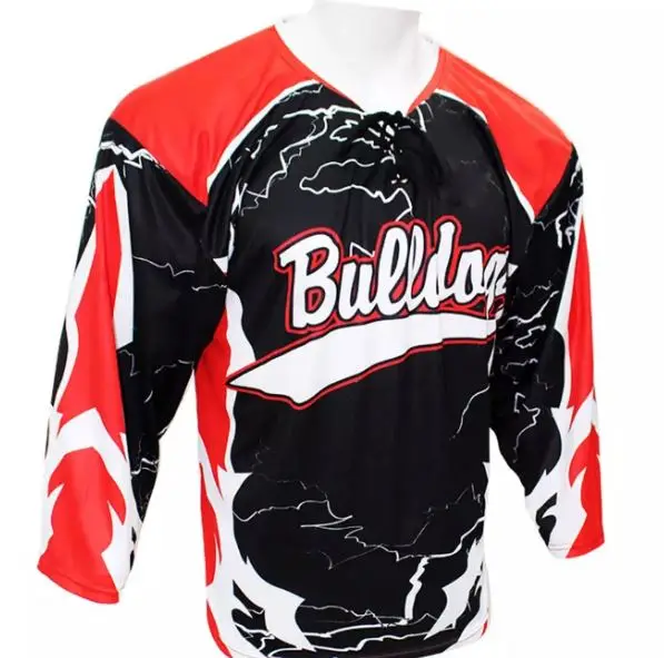 ice hockey jersey any logo sublimated printed custom hockey jersey for men