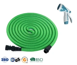 High quality Magic flexible expansible spray nozzle red/purple 100ft garden hose