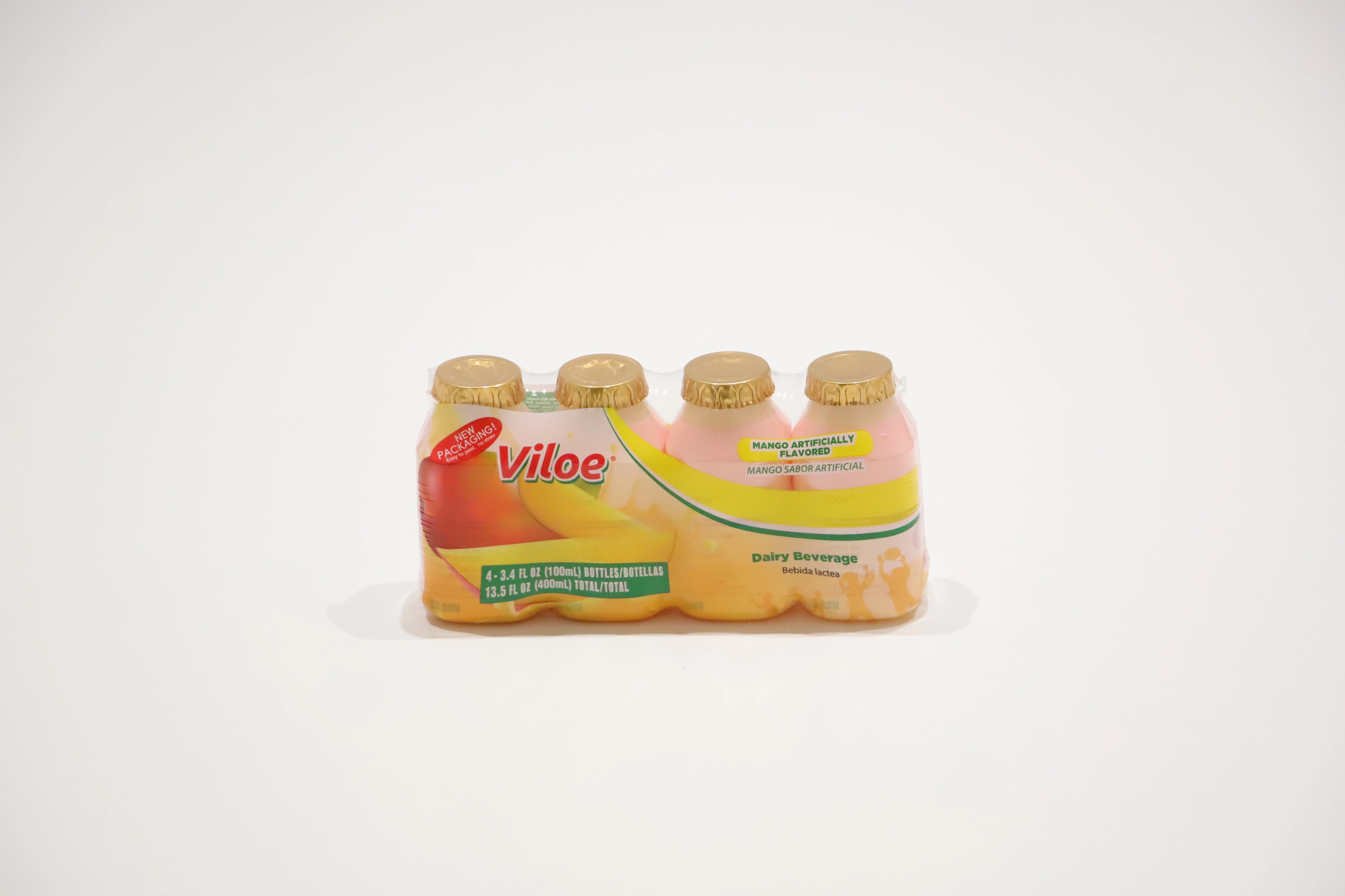 Viloe Lactobacillus Drink, 10 months shelf life, Four Different Flavors Dairy Beverage, Easy to peel
