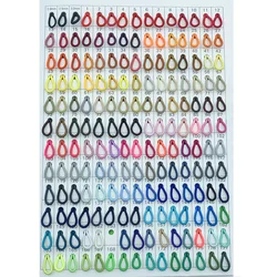 Wholesale spot 320 colors 2mm 2.5mm 3mm  strong elastic rope rubber band knit braided elastic cord string