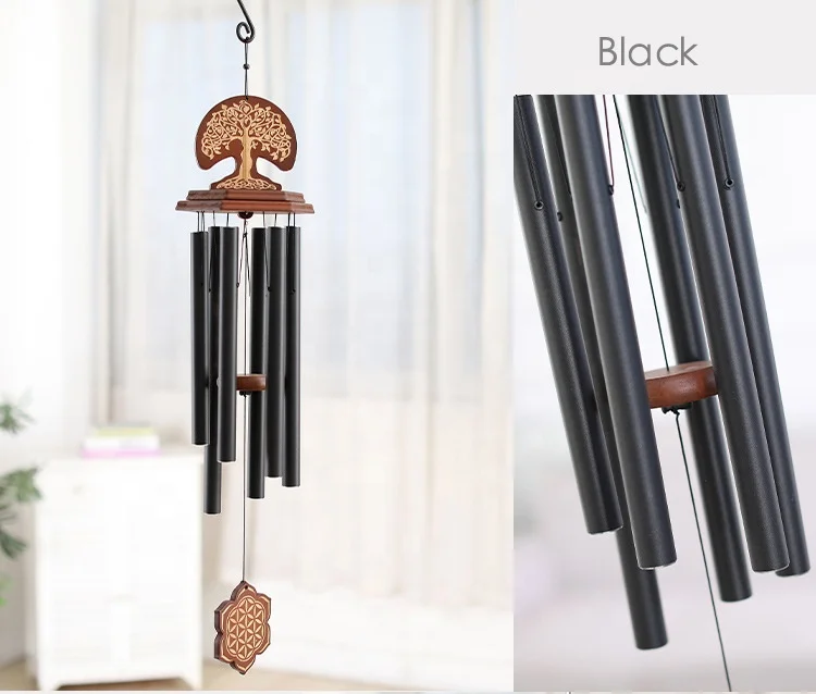 Новое поступление, ветряные колокольчики с деревом жизни, гармонические колокольчики с сочувствительностью для патио, балкона, улицы