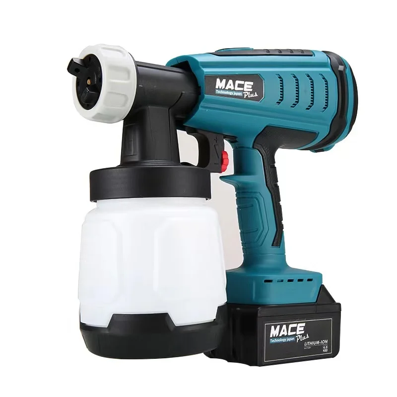 
High Quality Powerful Paint Spray Machine 800mL Large Capaity 18V Electric Painting Spray Gun 