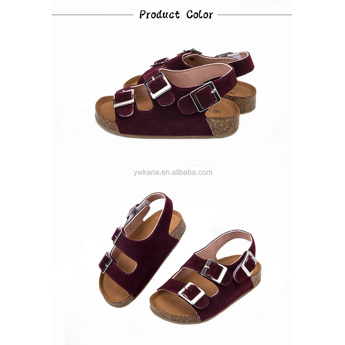 
2020 Newest Kids Summer Open Toe Sandals Wholesale High Quality Kids Beach Girls Cork Sandal 