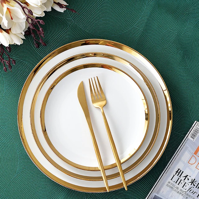 Milamine Plates Melamine Dinner Gold Edge Melamine Plates Melamine Salad Plate