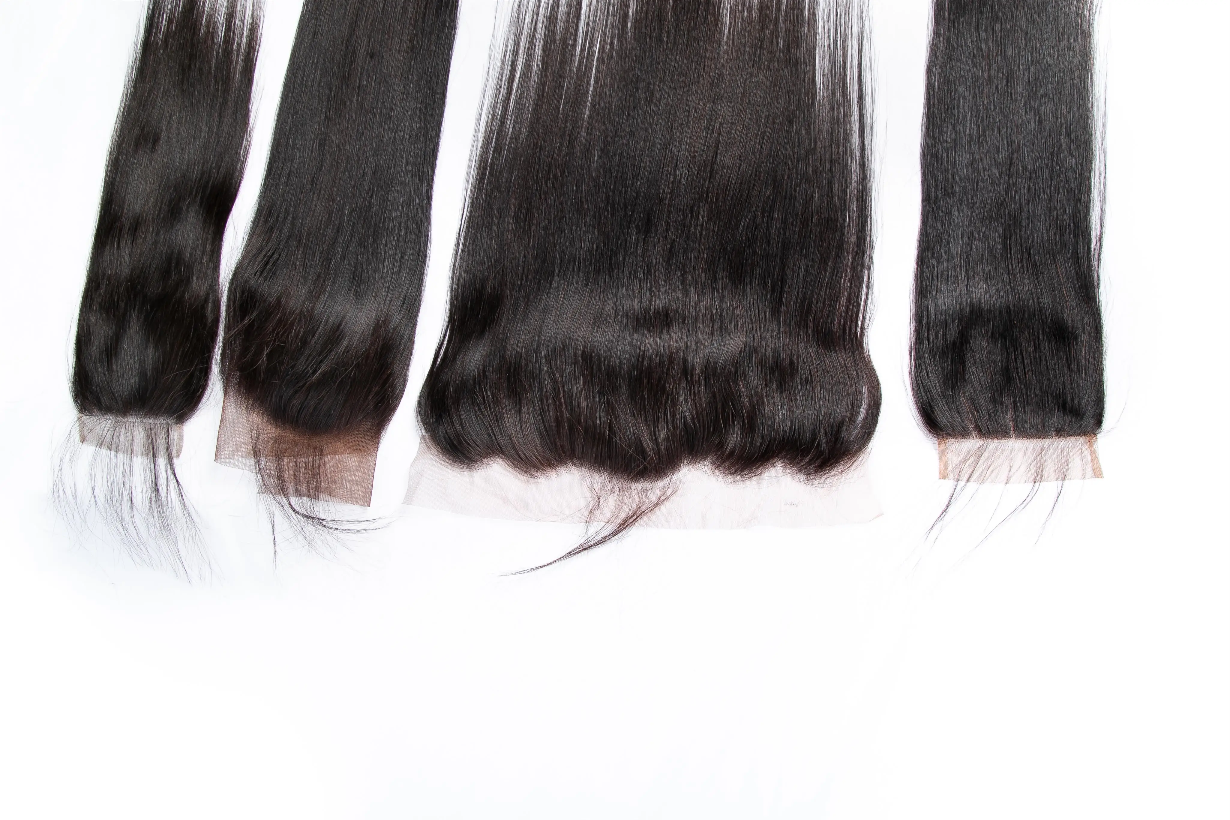 
First Beauty 2021 new style human hair bundles with closure bone straight human hair lace frontal virgin hair bundles 